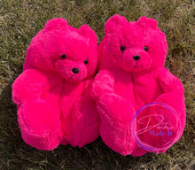 Load image into Gallery viewer, Teddy Bear Slippers

