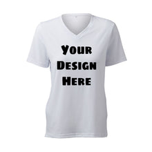 Load image into Gallery viewer, Custom White Polyester T-Shirt
