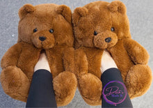 Load image into Gallery viewer, Teddy Bear Slippers
